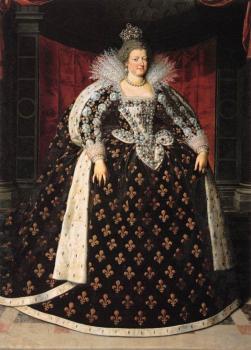 Frans The Younger Pourbus : Marie de Medicis, Queen of France